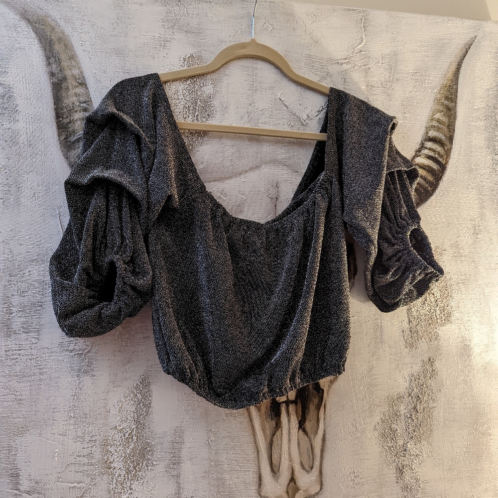 SM sparkly crop top from tiger mist